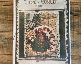 PATTERN: 1982 stuffed turkey ~ Kathy's Crafts Turkey Gobbler ~ 11 inches tall