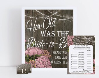 how old was the bride to be guess the bride's age