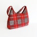 red harris tweed bag