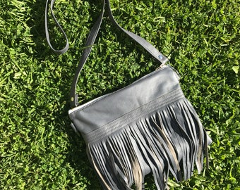 Tassel shoulder bag