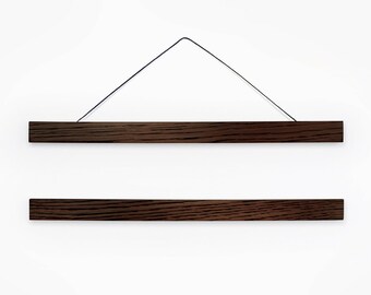 Wooden poster hanger / dark wood frame DARKO