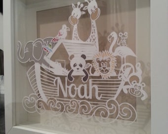 Personalised handcut Noah's ark!