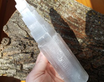 Selenite Tower, Large Selenite Tower, Selenite skyscraper, Crystal Tower