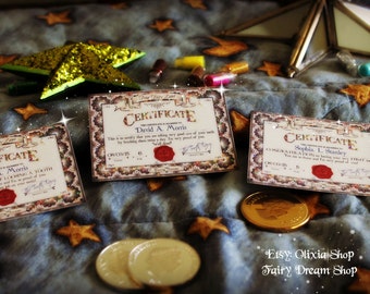 CUTE EDITABLE MINI Tooth Fairy Certificate