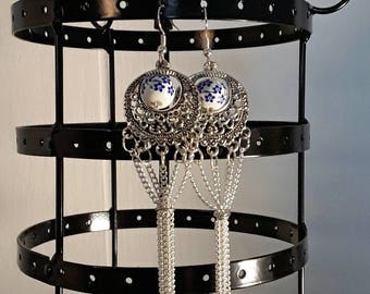 Flower Chain Earrings