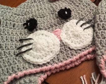 Kitten hat, Cat hat, baby hat, baby photo prop, baby cat hat, kids hat