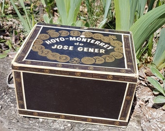 Vintage Cigar Box Hoyo de Monterrey de Jose Gener