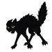 Halloween Black Cat Machine Embroidery Design