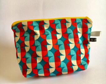 Large blue makeup or toiletries case