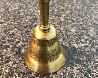 Inscribed Brass Bell