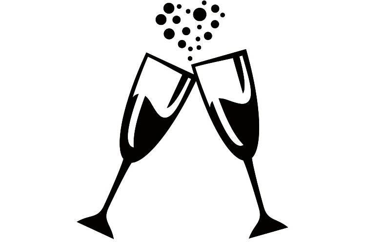 Download Champagne Glasses 1 Celebration Celebrate Party Heart Bubbles
