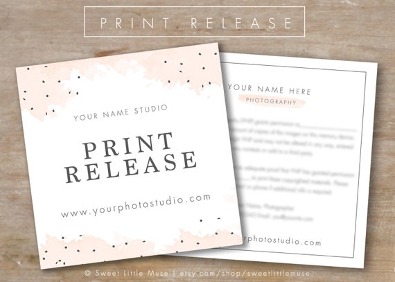 Graphy Print Release Template Graphy Form Template