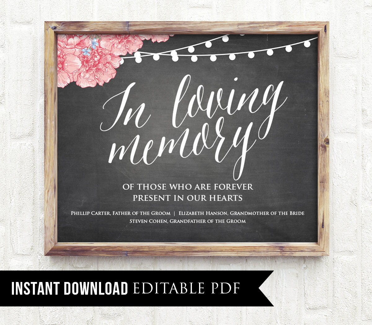 editable chalkboard template
