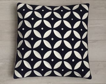 Embroidered cushion