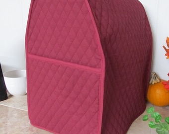 Burgundy Mixer Cover for Kitchen Aid Mixer 6 Qt Small Appliance Cover Made To Order