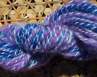 Handspun Wool Yarn 60 yards Worsted Weight