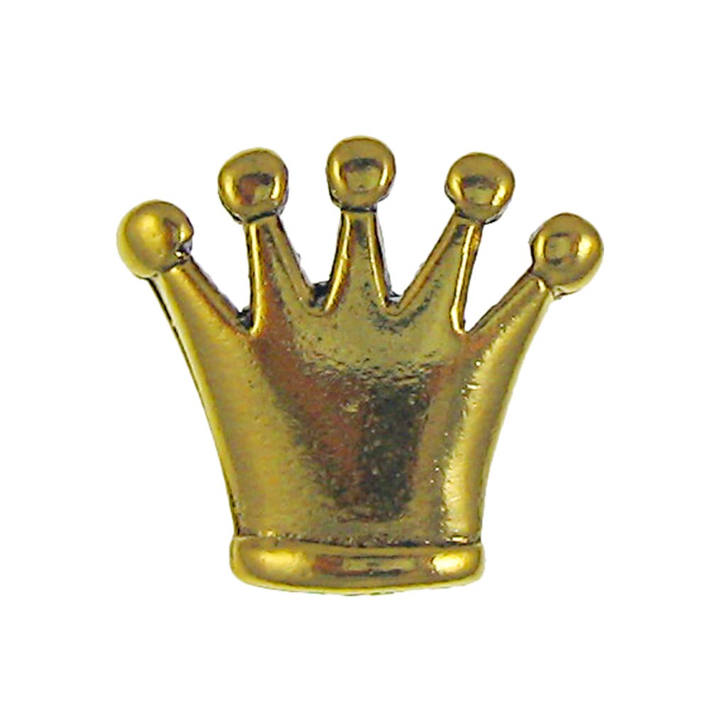 Gold Crown Lapel Pin CC359G Crown Royalty Princess Queen