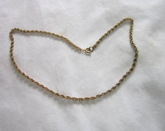 Vintage Triple Link Chain Necklace