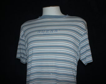 1990s Guess Jeans USA Striped DISTRESSED American Vintage T-shirt