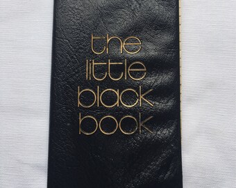 Vintage | The Little Black Book | Address | Phone Book