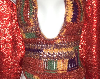 Crocheted One Piece Bathing suit