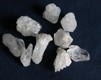 Clear Rock Quartz, Rough Crystal, Raw Quartz Pack