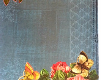Decorative 9x12 Clipboard//Butterfly//Butterfly Clipboard//Butterflies//Flowers//Unique Gift Idea//Gifts for Her//Beautiful Clipboard