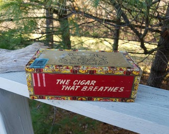 El Roi-Tan Mild Cigars "The Cigar That Breathers" Cigar Box