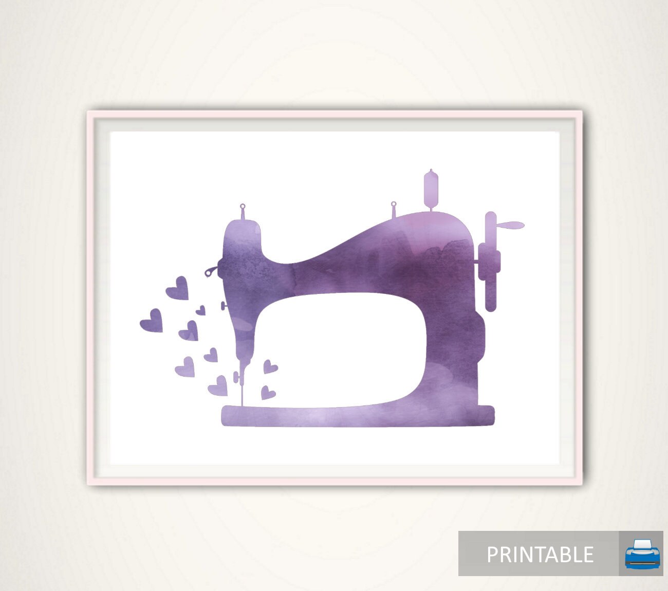 Sewing Machine Print Craft Room Art Sewing Machine Art