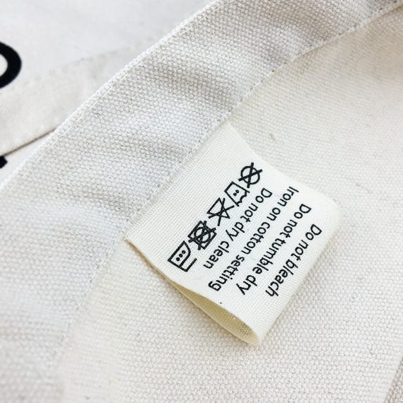 300 organic cotton label organic cotton clothing label