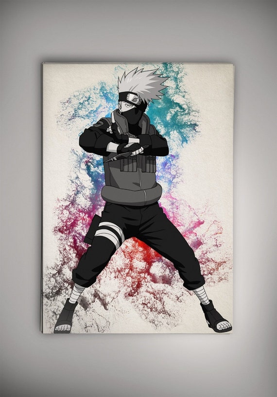 Kakashi Poster Naruto Art Anime Print Anime Poster Anime