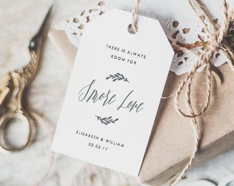 wedding favor tags template word