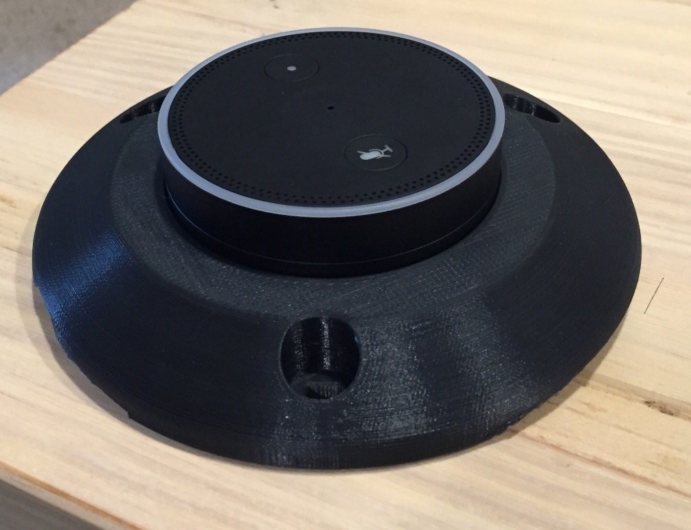 Amazon Echo Dot Mount for 1st Gen Can Hide Cables Thru