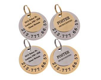Custom Dog Tag, Pet Tag, Personalized Tag, Pet Id Tag, Dog Collar Tag, Dog Tag for Dogs