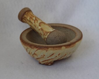 Handmade Ceramic Mortar and Pestle