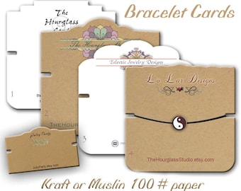 Bracelet Cards, Custom Bracelet Cards, Bracelet Display, Jewelry Display, Craft Show Display, Wrist Band Cards