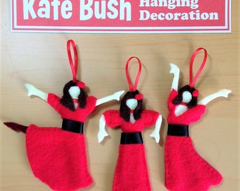 Kate Bush Wuthering Heights Felt Hanging Decoration