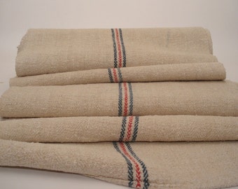 Antique Handloomed UPHOLSTERY Antique Hemp Linen Ecofriendly for Stairrunner 9,4 Yard