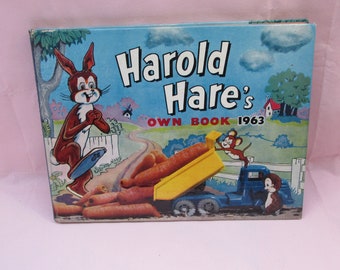 Vintage 1963 Children's Book - Harold Hare's Own Book 1963