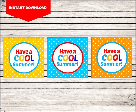 Unforgettable image for have a cool summer printable Tactueux image pertaining to have a cool summer printable