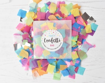Rainbow Bright Confetti, Multicolour Confetti, Rainbow Party Decorations, Unicorn Party, Party Confetti Bag