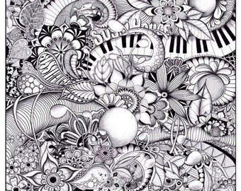 Elephant Zentangle/doodle Art Elephant Zentangle/doodle Art