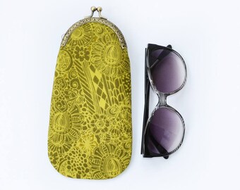 Soft eyeglasses case Glasses case Sunglasses case Glasses holder Sunglasses holder Sunglass case Fabric eyeglass case Gift for grandma