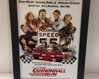 Cannonball Run Framed Movie Poster