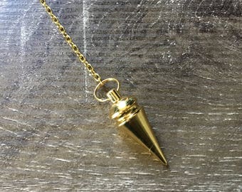 Handmade Solid Brass Dowsing Pendulum