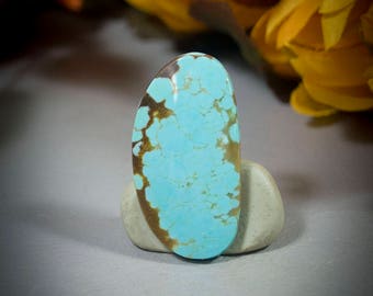 Number 8 Turquoise Cabochon 40-4681