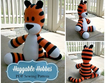 Huggable Tiger Pattern - PDF Instant Download