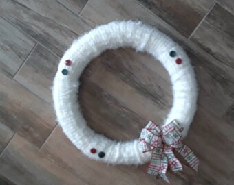 Angora Sweater Wreath