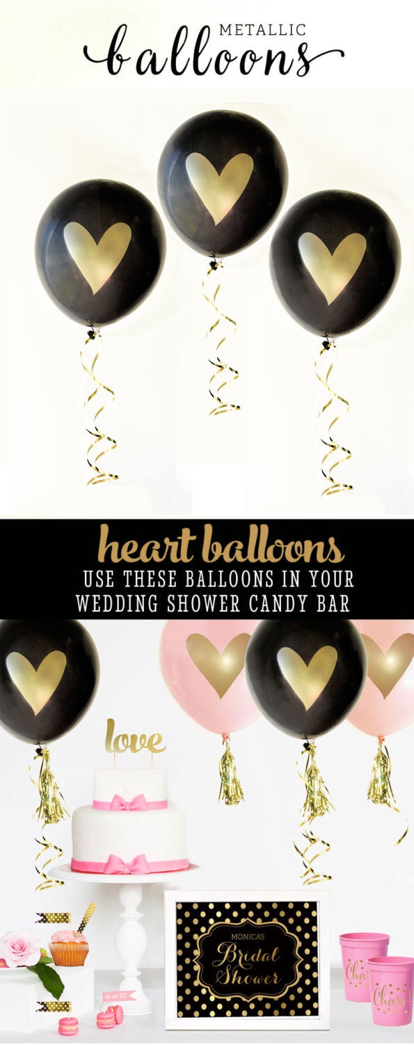 Black and Gold Wedding Shower Decorations Black and Gold Party