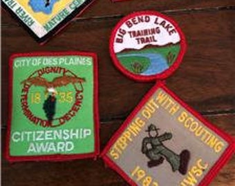 Huge Lot 45 Vintage Boy Scout Patches